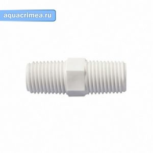 Соединение прямое для колбы "Raifil"  CC-2W 1/4 - 1/4 резьба-резьба