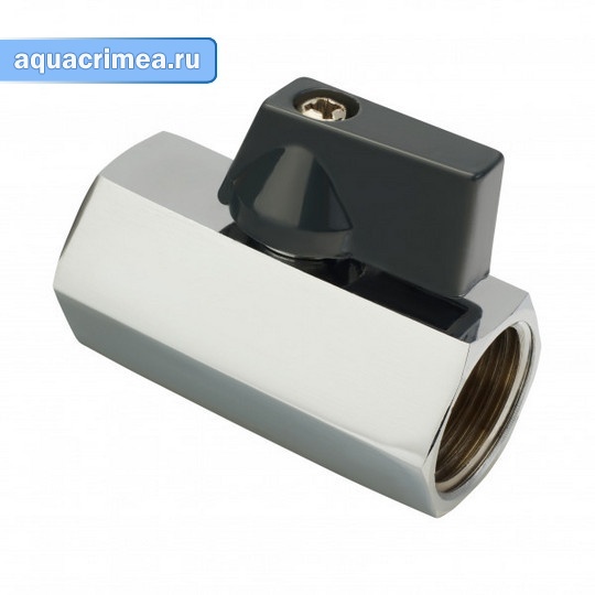 Кран шаровой «AQualink» MINI ВВ 1/2" хром (200/20)