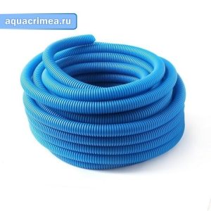 Гофрированная труба «Пешель» PRO AQUA Dн-25 синяя (50 м) (для трубы 16 мм)