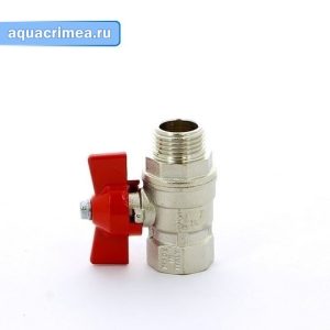 Кран шаровый ICMA c внутренней и наружной резьбой 1/2"