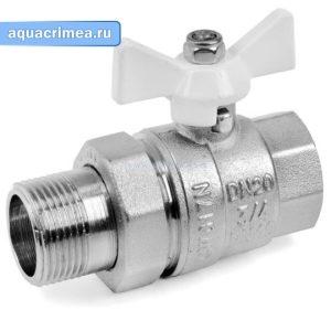 Кран шаровый полнопроходной ICMA с американкой 3/4" (внутр.-наруж.)