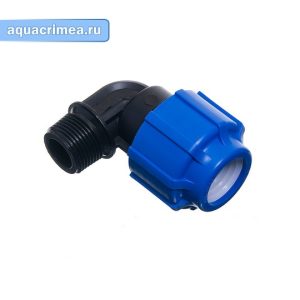 Отвод с НР 25х3/4" пнд Valfex