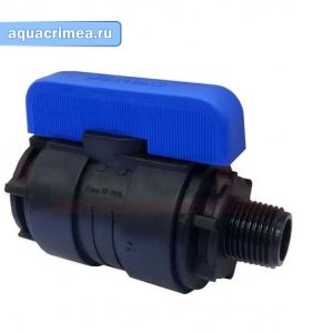 Кран шаровый компрессионный  НР/ВН  1"-1"Ду26 Valfex