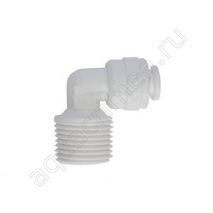 Соединение угловое 1/4" JGx3/8"РН (WA-ME0406) уголок