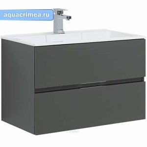 Тумба «Aquanet» Алвита new 80 цв. серый (277516)