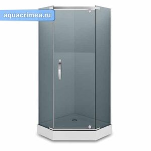 Душевое ограждение «Alex Baitler» AB245-100 (1000х1000х2000) (АВ24) тонированное