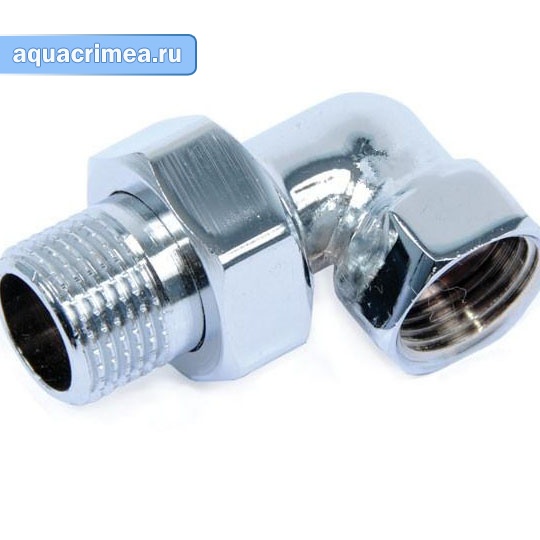 Угловая американка 3/4" хром