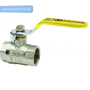 Кран шаровой «AQUALINK» ВВ 1" для газа, ручка (60/10)