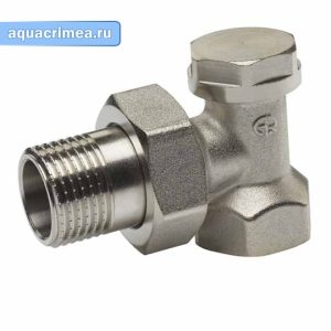 Запорный клапан «AQUALINK» 3/4" для радиатора угловой