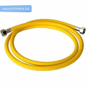 Газовый шланг «AQUALINK» ГГ 1/2" 80 см желтый