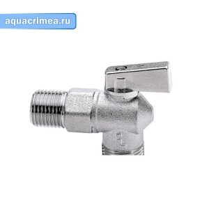 Кран AQUALINK шаровый угловой с удлиненной резьбой 1/2х1/2