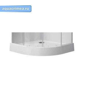 Поддон «Aquanet» Passion EVO 90х90 см фурнитура хром профиль белый 258798