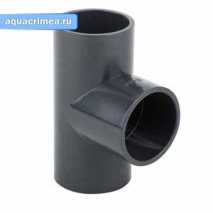 Тройник клеевой «Aquaviva» 90° d75 PN16