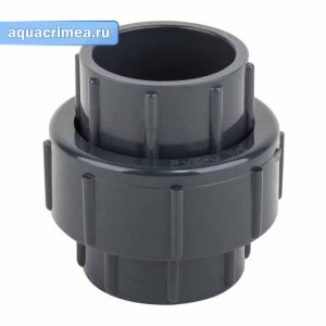 Разборная муфта ПВХ «Aquaviva» 40 мм для соединения труб