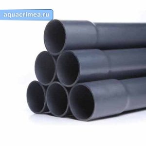 Труба ПВХ «Aquaviva» d63х4,7 PN16 L-3 c раструбом под клеевое соединение