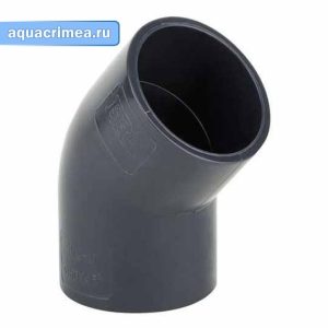 Колено «Aquaviva» 50мм/45° для клеевого соединения труб