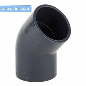 Колено «Aquaviva» 63мм/45° для клеевого соединения труб
