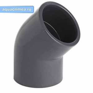 Колено «Aquaviva» 110мм/45° для клеевого соединения труб