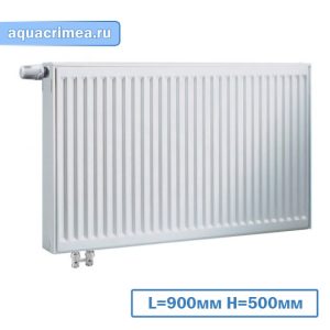 Стальной радиатор Bergerr 22 тип (H=500; L=900). Нижнее подключение.