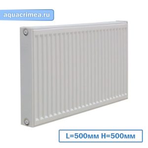 Стальной радиатор Bergerr 22 тип (H=500; L=500). Боковое подключение.