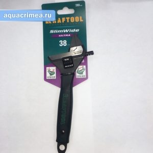 Ключ разводной KRAFTOOL SlimWide Ultra 200 / 38 мм