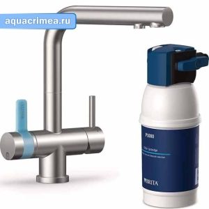 Фильтр-систему «Brita» MyPure P1 с трехходовым смесителем (прямоугольный)