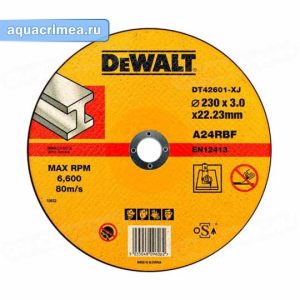 Диск абразивный «DeWALT» INDUSTRIAL 230х2.8х22.2 по металлу (DT42601Z)