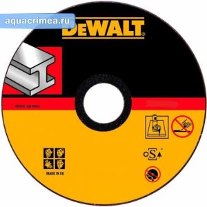 Диск абразивный «DEWALT» INDUSTRIAL 180х1,6х22,2 мм по металлу (DT42380Z)