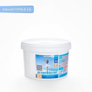 Дезинфектор AQUALEON  МСХ КД (медленный стаб. хлор в таблетках 20 г)