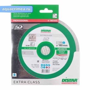 Алмазный круг алмазный «Distar» Granite 1A1R 180х1.4х8.5х25.4