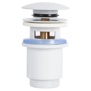Донный клапан Arrowhead 1-1/4", 80мм с переливом, белый