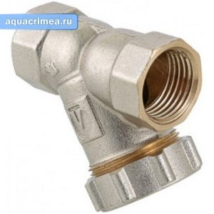 Фильтр механической очистки косой с заглушкой ВВ 1/2  VALTEC (VT.193.N.04)