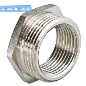 Футорка «VALTEC» ВН 3/4"х1/2" (VTr.581.N.0504) никель