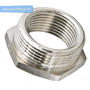 Футорка «VALTEC» ВН 1 1/2"х1" (VTr.581.N.0806) никель