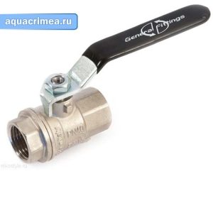 Кран шаровый полнопроходой «General Fittings» вв 1" (GF 7100L1N101000A) ручка