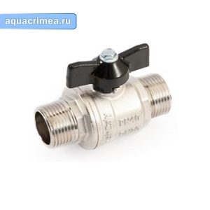 Кран шаровый «General Fittings» НН 3/4" полнопроходой бабочка (GF 7100M3N050500A)