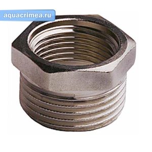 Футорка «General Fittings» 1 х 1/2" никель (10/100)