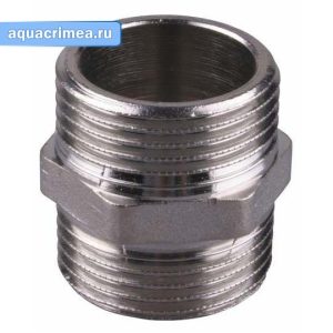 Ниппель «General Fittings» 1/2" никель (10/200)