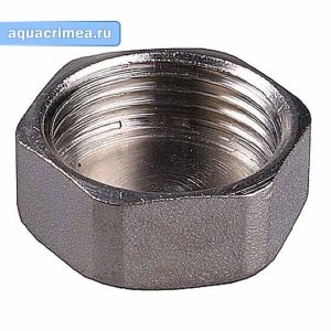 Заглушка «General Fittings» ВР 1 1/2" никель