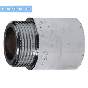 Удлинитель «General Fittings» ВН 25х1/2" хромированный
