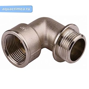 Уголок с упором «General Fittings» ВН 1 1/4" никель