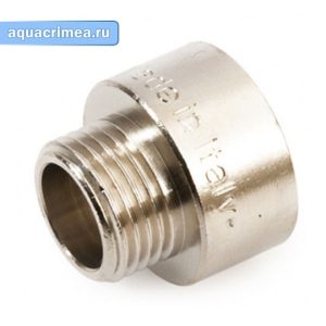Переходник «General Fittings» ВН 1x1/2" никель (10/100)