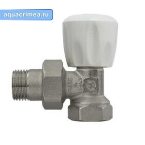 Клапан угловой «General Fittings» 1/2" GF 750075N040490A для радиатора ручной