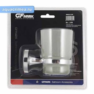 Стеклянный стакан «GFmark» с креплением к стене