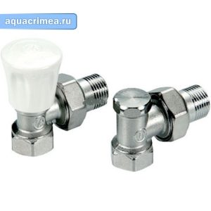 Комплект угловой «Giacomini» 1/2" R705KX003  для подключения радиатора