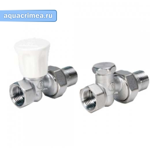 Комплект прямой «Giacomini» 1/2" R706KX003 (ручной+отсечной) для радиатора