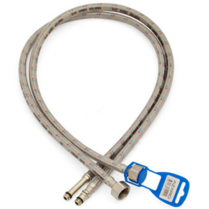 Гибкая подводка в силиконовой оплетке для смесителя 50 см Azario 1/2"-M10, Г/Ш ПАРА