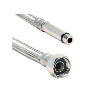 Гибкая подводка в стальной оплетке для смесителя 40 см, 1/2-М10х1 L17, Г/Ш