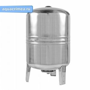 Гидроаккумулятор вертикальный  100 л,  нержавеющая сталь, мембрана EPDM UNIPUMP