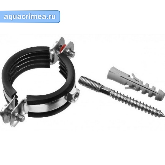 Хомут метал. с шурупом 3" (87-92) TIM М8*80/Дюб.10*50